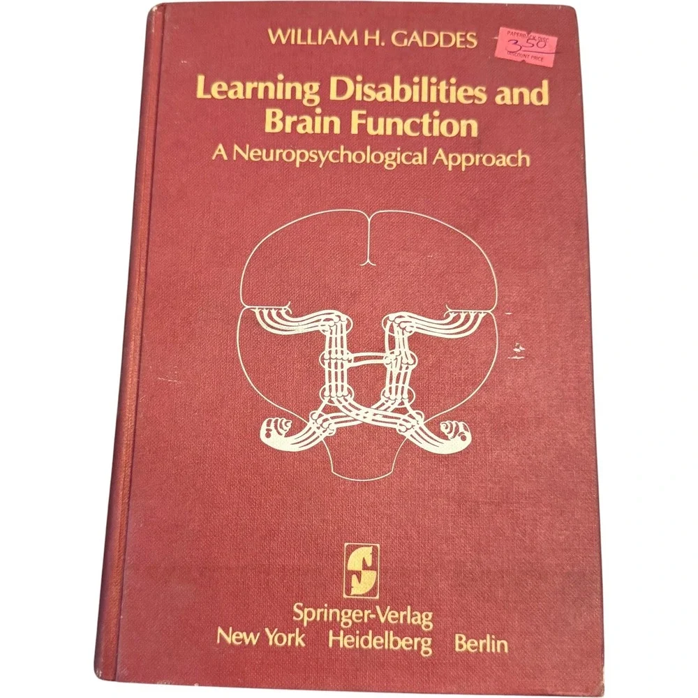 Springer Learning Disabilities and Brain Function Gaddes Hardcover 1980‎ Vintage